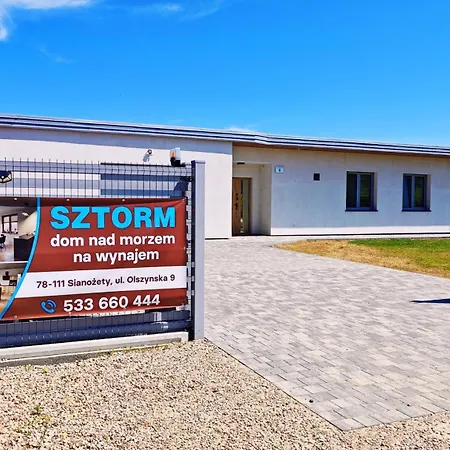 Sztorm Piękny Dom Nad Morzem Na Wyłączność *