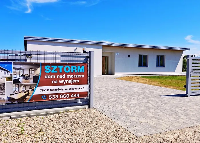 Sztorm Piekny Dom Nad Morzem Na Wylacznosc *